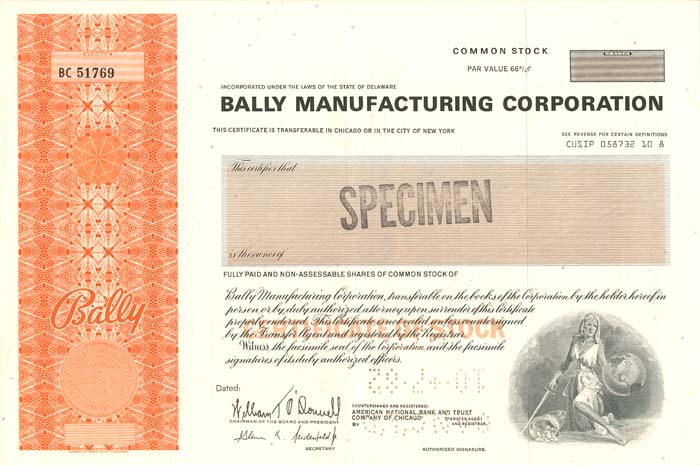 Bally Manufacturing Corporation